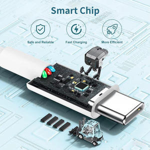 Cable de carga PD de 20W tipo C para iPhone, cables de datos tipo C para cargador de iPhone, cargador USB-C de 20W para iPhone, para iPhone 14, 13, 12, 11 - Product Image 5