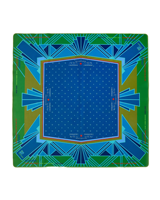 Tapis de mahjong en caoutchouc de luxe, pliable, portable, résistant à l'eau, housse de table de jeu pour 4 joueurs