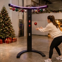 Machine de jeu de réaction rapide sur le thème de Noël, jeu de défi de réaction personnalisé pour la location d'événements, les fêtes de fin d'année et l'activation de marque