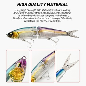 Esca Artificiale Cheery di Alta Qualità, Swimbait Segmentato 18CM 51G Galleggiante per Grandi Prede, Esca Dura Artificiale Tipo Pencil - Product Image 5