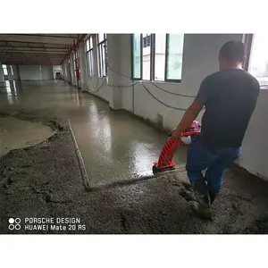 Rasqueta de hormigón con nivel de vibración eficiente, raspador de aleación de titanio y magnesio, estacionamiento, herramienta de construcción de suelo de área grande