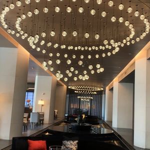 Sistema di sollevamento a sfere a LED cinetico di sollevamento effetti 3d Rgb Dmx luce a sfera cinetica a Led - Product Image 2