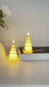Bougie <span class=keywords><strong>LED</strong></span> <span class=keywords><strong>de</strong></span> <span class=keywords><strong>Noël</strong></span> blanche <span class=keywords><strong>de</strong></span> haute qualité, alimentée par piles, avec lumière blanc chaud, certifiée CE, décoration d'intérieur <span class=keywords><strong>pour</strong></span> les mariages - Product Image 6