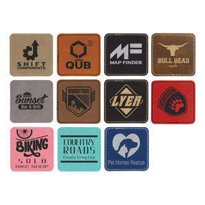 Patch en similicuir Laserable carré de <span class=keywords><strong>3</strong></span> "X <span class=keywords><strong>3</strong></span>" avec adhésif - Product Image 1