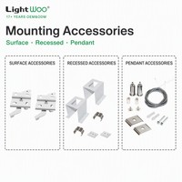Suspension linéaire moderne connectable en aluminium 1,2 m 40W/50W LED, luminaire de magasin et de bureau, intensité réglable, IP20, garantie 3 ans