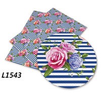 Professionnel personnalisé 136 cm 30 cm fleurs colorées imprimé Faux cuir PU PVC pour canapés personnalisés sacs meubles chaises