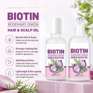 MIAOFUTONG Rosemary <b>Essential</b> <b>Oil</b> 100% Pure Cold Pressed Herbal Scent Nourishing Scalp Care for Hair Growth Roller Bottle 30ml - Product Image 3