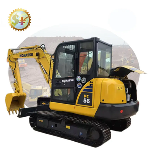 YAGUAN KATE YANG 6TON Excavatrice Komatsu Pc56 Japonaise 5 Tonnes Mini Excavatrice Pc56 Excavatrice pour Béton Armé Pc56-7 Pc60 - Product Image 1