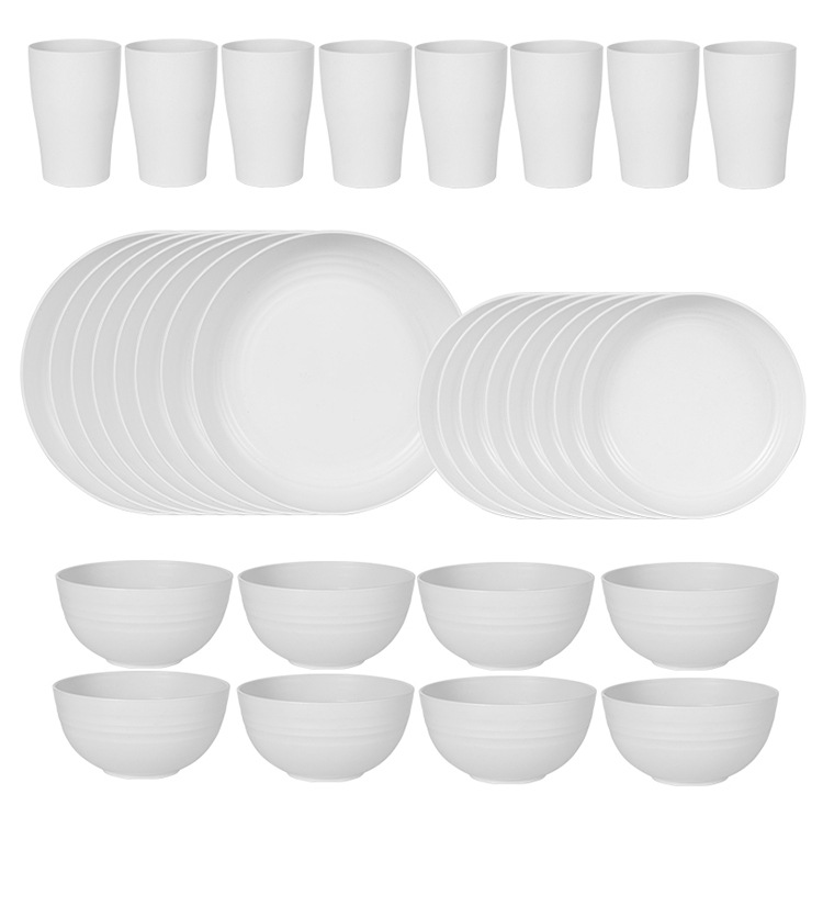 Set beige de 32 piezas para 8 personas (Tipo B)