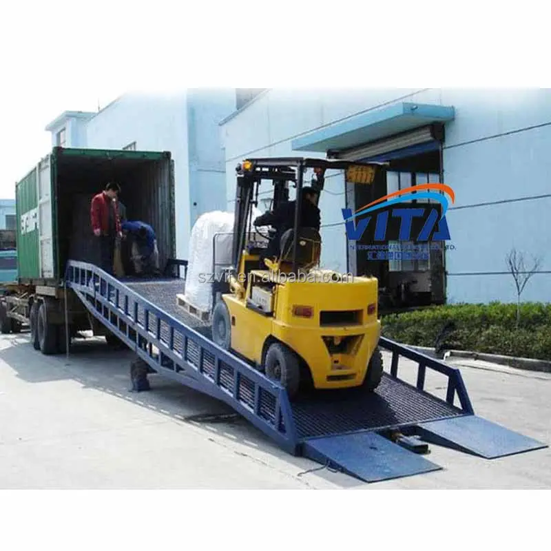 Cheapest Price Warehouse 8 Ton 10 Ton Mobile Dock Ramp/Adjustable Hydraulic Dock Ramp/Container Loading Ramps