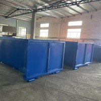 Conteneur à déchets d'extérieur roll-on Roll-Off personnalisé de 20 verges nouveau type d'usine de pyrolyse