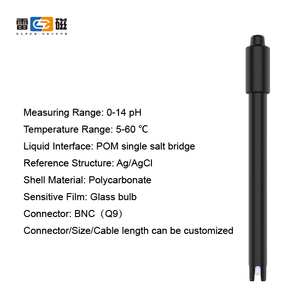 Sonda <span class=keywords><strong>pH</strong></span> en línea de calidad del agua E-2011, sin líquido, doble unión, <span class=keywords><strong>pH</strong></span>, sensor de electrodos - Product Image 6