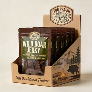 ขายส่งถุงบรรจุภัณฑ์เนื้อเจอร์กี้เกรดอาหาร 500 ชิ้นขึ้นไป ขนาด 100 กรัม/200 กรัม ถุงซิปล็อคพลาสติกสำหรับเนื้อเจอร์กี้แบบหั่นเป็นชิ้น - Product Image 1