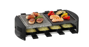 Grill à <span class=keywords><strong>raclette</strong></span> <span class=keywords><strong>pour</strong></span> 8 personnes, barbecue électrique portable d'intérieur, sans fumée, plaque carrée en aluminium antiadhésive PTFE <span class=keywords><strong>pour</strong></span> hôtel et usage domestique - Product Image 4