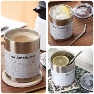 Mug de voyage isotherme en acier inoxydable de luxe Atlas avec logo personnalisable - Product Image 3