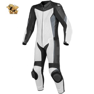 New Arrival Men's Motorcycle Racing Leather Suit Waterproof Breathable Windproof Flame-Retardant Anti-UV Plus Size Sportswear - Product Image 4