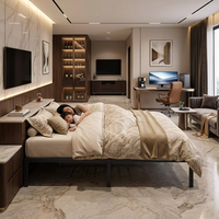 Modernes Großhandels-Eisenbett für Mietwohnungen, 1,9-Meter- und 2-Meter-Betten für Zuhause, Hotel, Krankenhaus, Apartment, Suite, Schulzimmer, Hauptschlafzimmer, Doppelbett