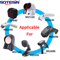 SOTESIN cobre puro 10P10C RS232 enchufe a DB9 Cable de escáner de código de barras Cable de lector de código QR para Honeywell Orbit MS5145 MK7120 MS9540