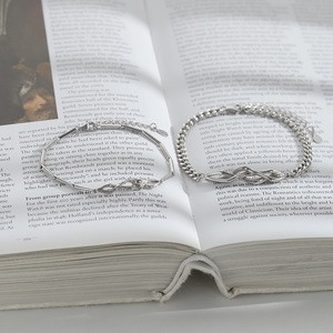 Acacia Tree Couple <b>Bracelet</b> Silver Branch Design Unisex Jewelry Gift <b>For</b> Valentine's Day - Product Image 4