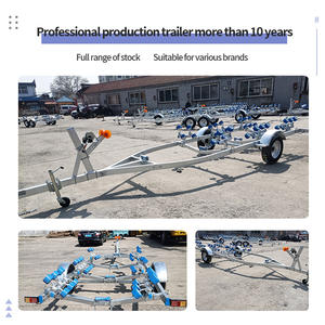 AOMAI HIGHTquatlity Petit moyeu de roue hydraulique galvanisé pour la manipulation des pneus et des jantes 19- 23 ft Tongue Boat Trailer - Product Image 4