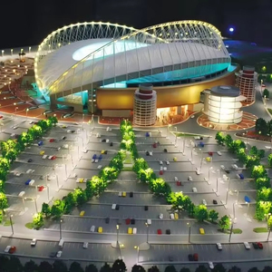 Modello Architettonico in Scala 1:100 Personalizzabile, <span class=keywords><strong>Progetto</strong></span> di Costruzione 3D con Illuminazione LED - Product Image 2