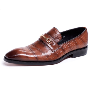 <span class=keywords><strong>Scarpe</strong></span> da Uomo in Vera Pelle <span class=keywords><strong>con</strong></span> Decorazioni a <span class=keywords><strong>Fibbia</strong></span>, Fatte a Mano e Adatte per Ufficio, Occasioni di Lavoro e Feste - Product Image 5