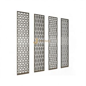 ANN5191 Custom Durable Modern Printed Coated Stainless Steel <b>Decorative</b> Partition <b>Screen</b> for Office & Hotel Engineering Projects - Product Image 1