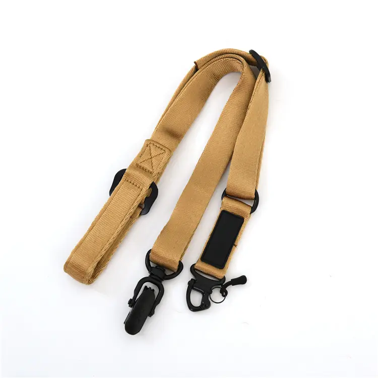 Outdoor single and double point quick release sling CS game training mountaineering rock climbing outdoor adjustable hook sling