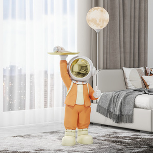 Statuetta di Astronauta in Resina di Alta Qualità, Grande Decorazione da Pavimento per Soggiorno, Ornamento Dipinto a Mano per Mobile TV e Divano - Product Image 4