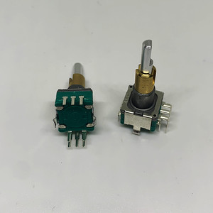 EC11EBB24C03 <span class=keywords><strong>Encoder</strong></span> a doppio albero con interruttore a pulsante 8pin 30 posizione 15 impugnatura a impulsi 25mm - Product Image 3