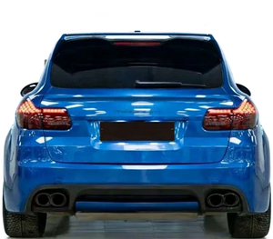 LARIDAS Nuevo Kit de Carrocería Ancha para Cayenne 958 2011-2014 con Recortes para Escape, Parachoques Delanteros/Traseros, Imprimación Negra 100% - Product Image 5