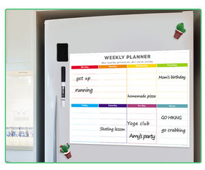 Calendario personalizado, diseño semanal, <span class=keywords><strong>Planificador</strong></span> de tareas, borrado en seco magnético, novedad - Product Image 6