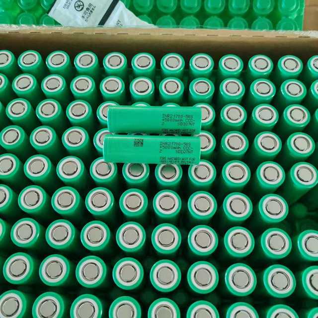 Original INR21700 50S 5000mAh 45A High Capacity Cylindrical Lithium Ion Battery Pack 5000mAh 45A Discharge High Capacity Battery