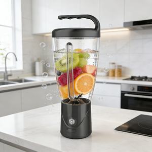 Blender portable de grande capacité 1000 ml, étanche, mode turbo, utilisation en voiture, batterie, moteur, rechargeable par USB, 6 lames, sans BPA, glace - Product Image 6