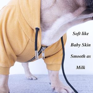 Qiqu Proveedor Personalizado, Nuevo Diseño Exclusivo, Ropa de Lujo para Perros Bulldog Franceses, Sudadera con Capucha para Perros Medianos - Product Image 4