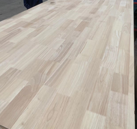 Panneau en bois de caoutchouc massif collé sur mesure, épaisseur 20 mm 25 mm, qualité mobilier, planche droite