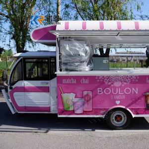 Triciclo Eléctrico de 3 Ruedas de Último Diseño, Camión de Comida de Fibra de Vidrio con Carrito de Venta de Comida Rápida y Servicio de Catering en Oferta - Product Image 4