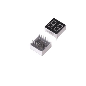 Afficheur LED à 2 chiffres de 0,36 pouce, lumière rouge/blanche haute luminosité, anode/cathode communes (CC/CA) - Product Image 4
