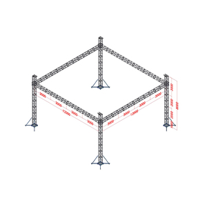 Structure modulaire en alliage d'<span class=keywords><strong>aluminium</strong></span> pour parcours Ninja Warrior, obstacles portables pour entraînement <span class=keywords><strong>de</strong></span> fitness en intérieur et en extérieur, présentoirs <span class=keywords><strong>de</strong></span> truss - Product Image 6