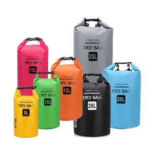 PVC tarpaulin 5L ocean pack dry bag outdoor waterproof dry bag With Shoulder Straps