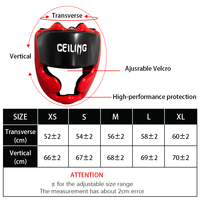 Casque de boxe réglable en cuir PU pour sports mixtes, protection professionnelle résistante à l'eau pour l'entraînement