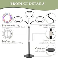 Lampe de croissance LED Angel Ring pour plantes d'intérieur, éclairage d'appoint pour la culture de plantes succulentes et de semis, version USB