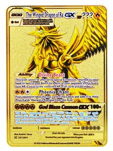 Cartes à collectionner Pokémon en métal avec Charizard <span class=keywords><strong>VMAX</strong></span> et Mewtwo - Articles de collection tendance, options de cadeaux parfaites, version anglaise personnalisable - Product Image 4