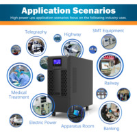 Advanced 6KVA 5.4KW Pure Sine UPS en línea, 240V Ready, Tiempo de ejecución escalable con pantalla LCD HD