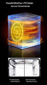 <span class=keywords><strong>Lave</strong></span>-<span class=keywords><strong>vaisselle</strong></span> intégré intelligent Fonction de séchage PTC Écran tactile moderne haut de gamme en acier inoxydable pour usage domestique, hôtel, voiture - Product Image 5