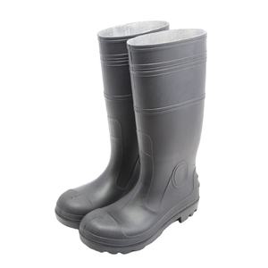 Scarpe da pioggia impermeabili fotovoltaiche con testa in acciaio e fondo in acciaio, stivali da pioggia da uomo antiperforazione e antiurto per l'industria delle costruzioni - Product Image 1