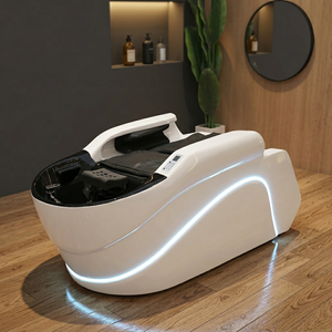 Sillón Profesional Moderno para Lavado de Cabello con Vaporizador, para Spa y Salón, Terapia de Spa Capilar, Cama de Masaje Chino Tailandés para Lavado de Cabello y Champú - Product Image 1