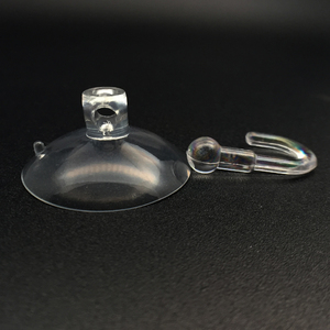 Ventouse en PVC anti-UV de qualité industrielle avec vis à molette pour vitrine extérieure et verre de chambre froide - Product Image 1