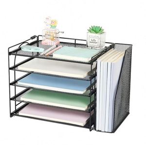 Metal Mesh Desk <b>Organizers</b> and Accessories 5 Tier Paper <b>Organizer</b> with <b>File</b> Holder Document <b>Organizer</b> China - Product Image 2