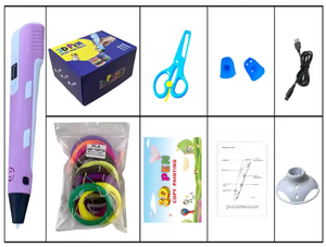 Penna 3D per Bambini, Penna da <span class=keywords><strong>Disegno</strong></span> 3D con Ricarica USB e Ricariche di Filamento, Set Penna 3D Sicuro ed Educativo per Principianti - Product Image 4